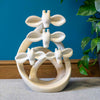 Soapstone Giraffe Knot Carving No.17-Siesta Crafts