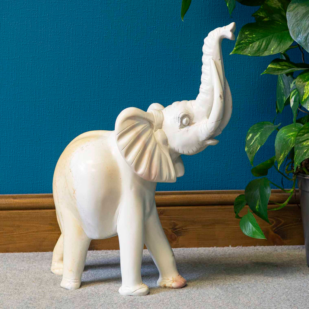Soapstone Elephant Statue No.11-Siesta Crafts