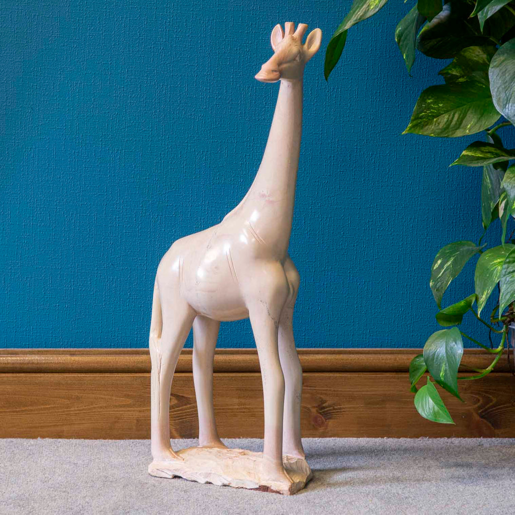 Soapstone Giraffe Statue 24"-Siesta Crafts