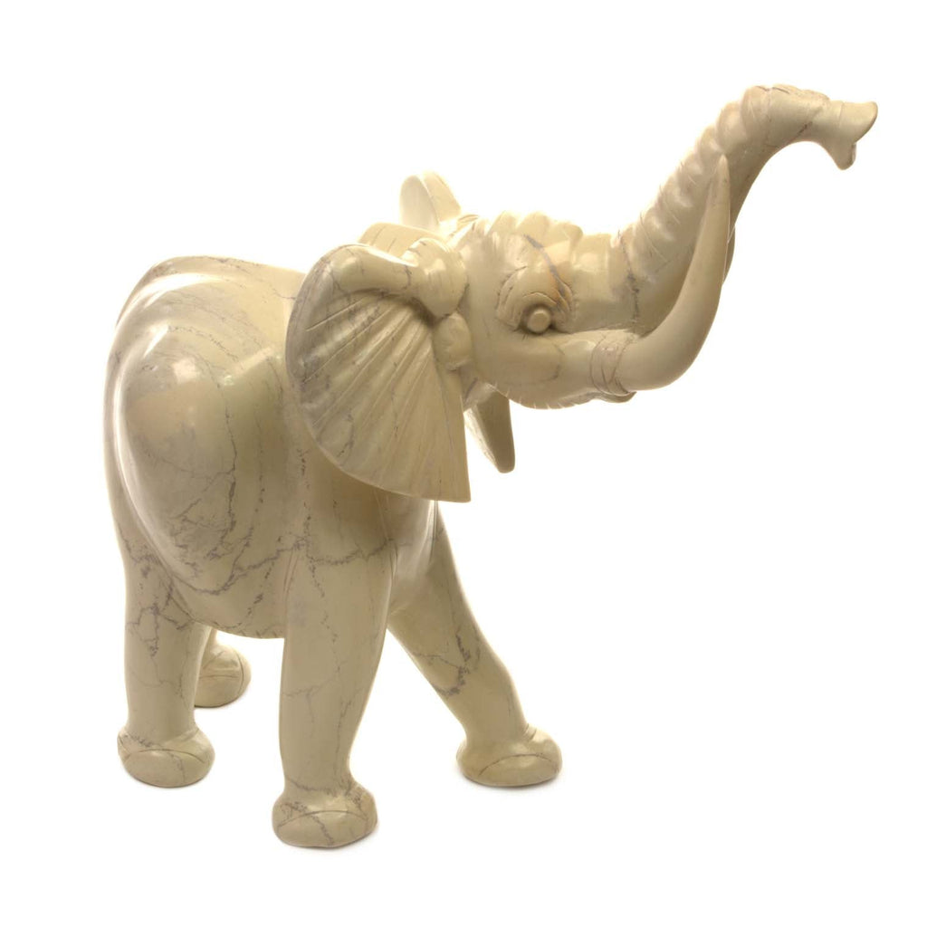 Soapstone Elephant Statue No.12-Siesta Crafts