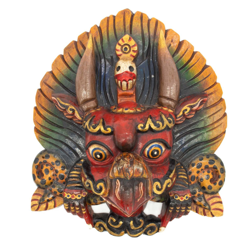 Artisan Garuda Mask No.258-Siesta Crafts