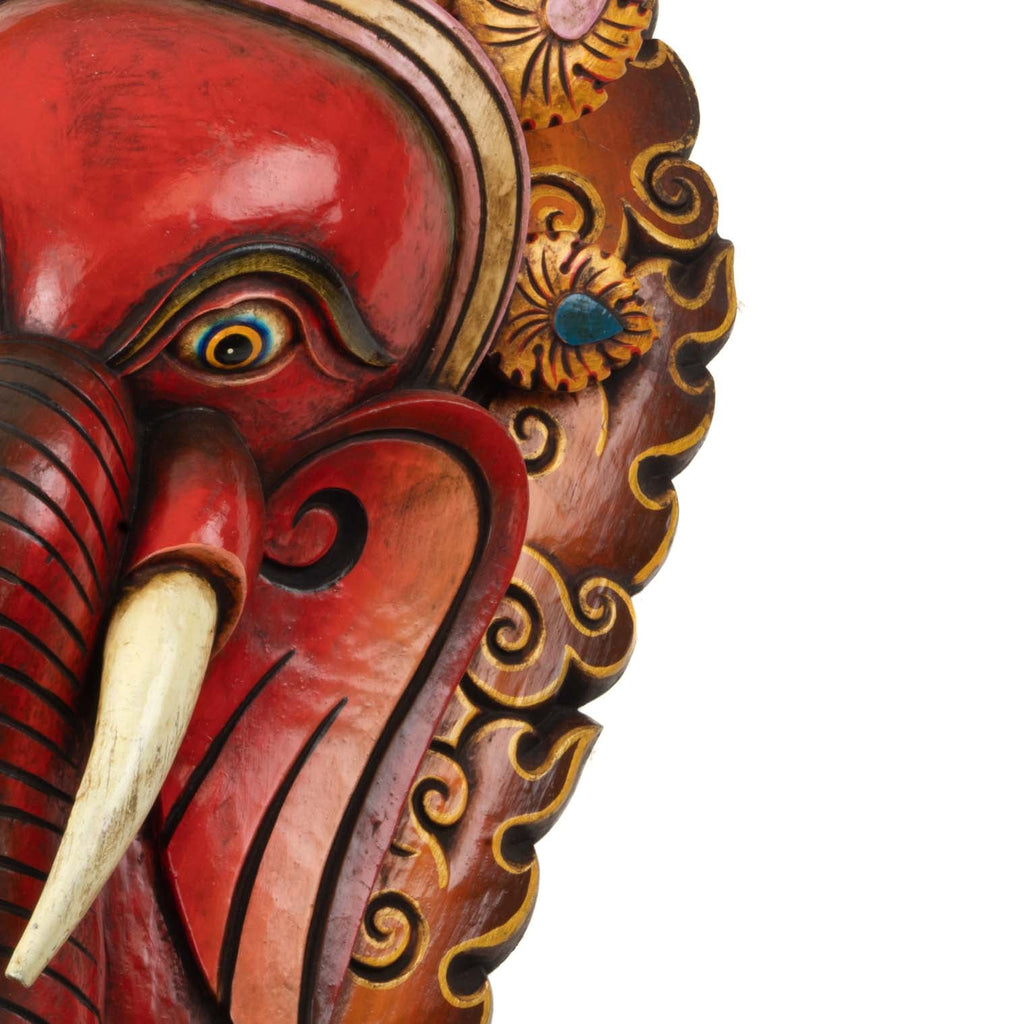 Artisan Ganesh in Wood Carving-Siesta Crafts