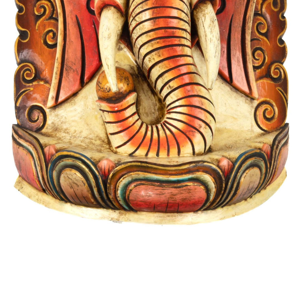 Artisan Ganesh in Wood Carving-Siesta Crafts