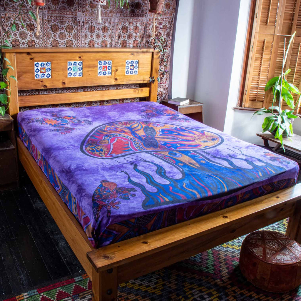 Toadstool Bedspread-Siesta Crafts