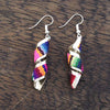Twist Peruvian Fabric Earrings-Siesta Crafts