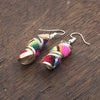 Twist Peruvian Fabric Earrings-Siesta Crafts