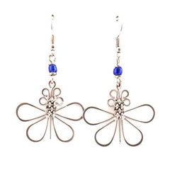 Butterfly Kenyan Earrings-Siesta Crafts