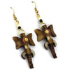 Spiral Elephant Head Earrings-Siesta Crafts