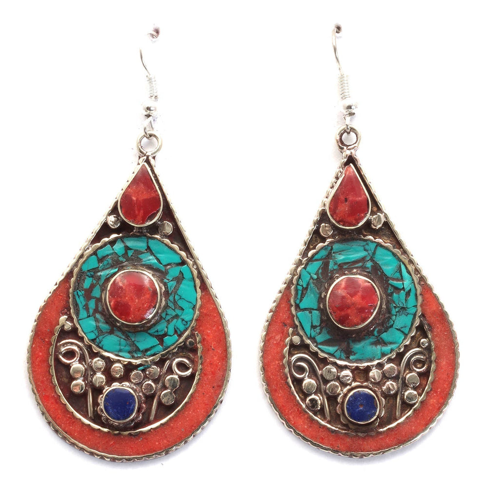 Elegant Tear Drop Earrings-Siesta Crafts