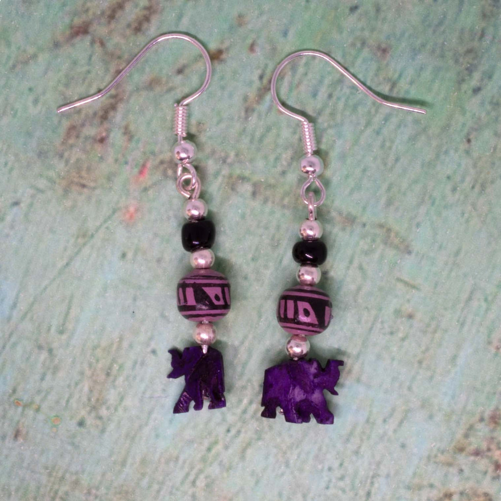 Elephant Earrings-Siesta Crafts