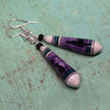 Ink Sky Earrings-Siesta Crafts