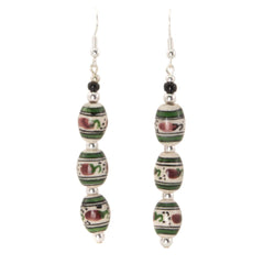 Triple Chilli Earrings-Siesta Crafts