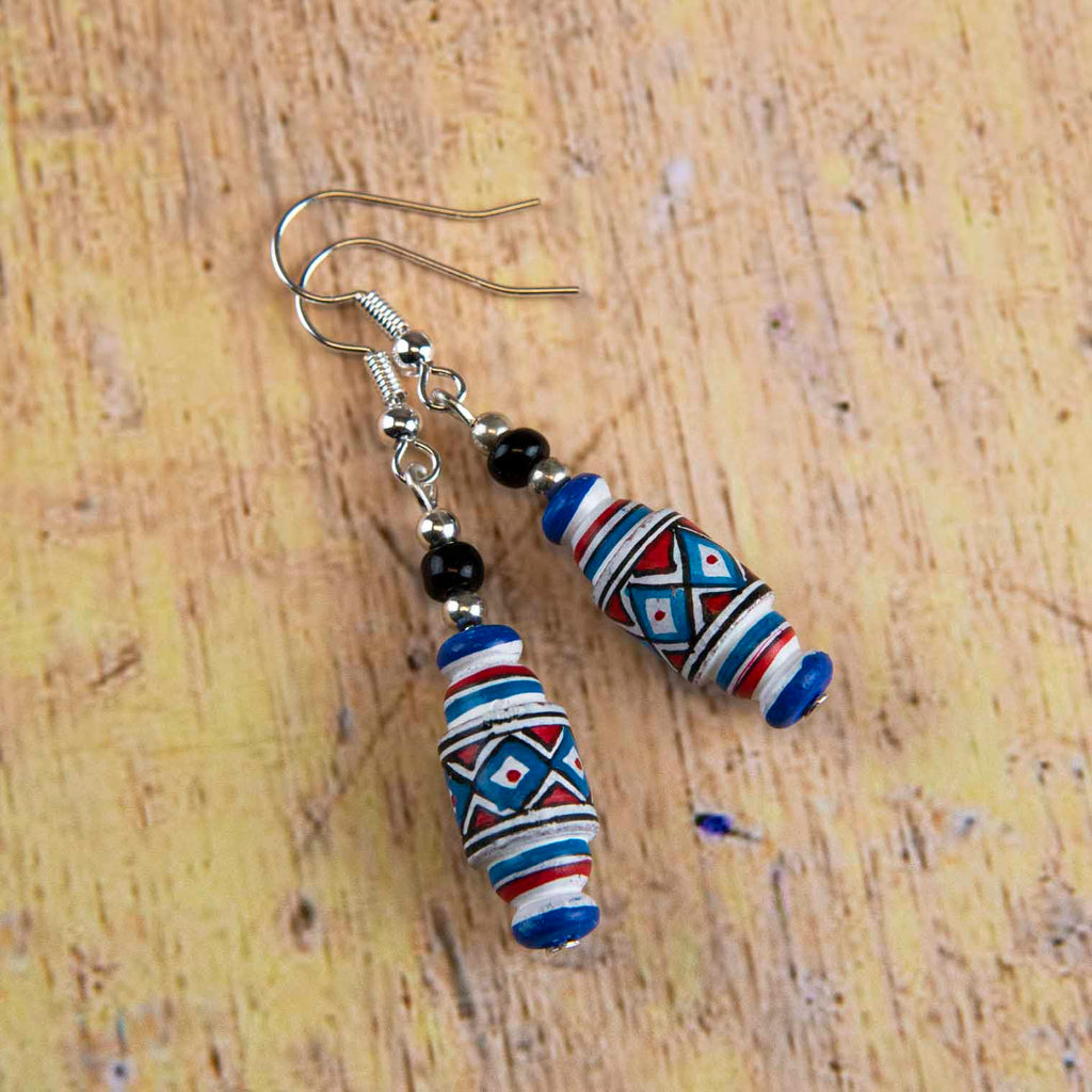 Santorini Earrings-Siesta Crafts