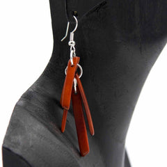 Tagua Cluster Earrings-Siesta Crafts