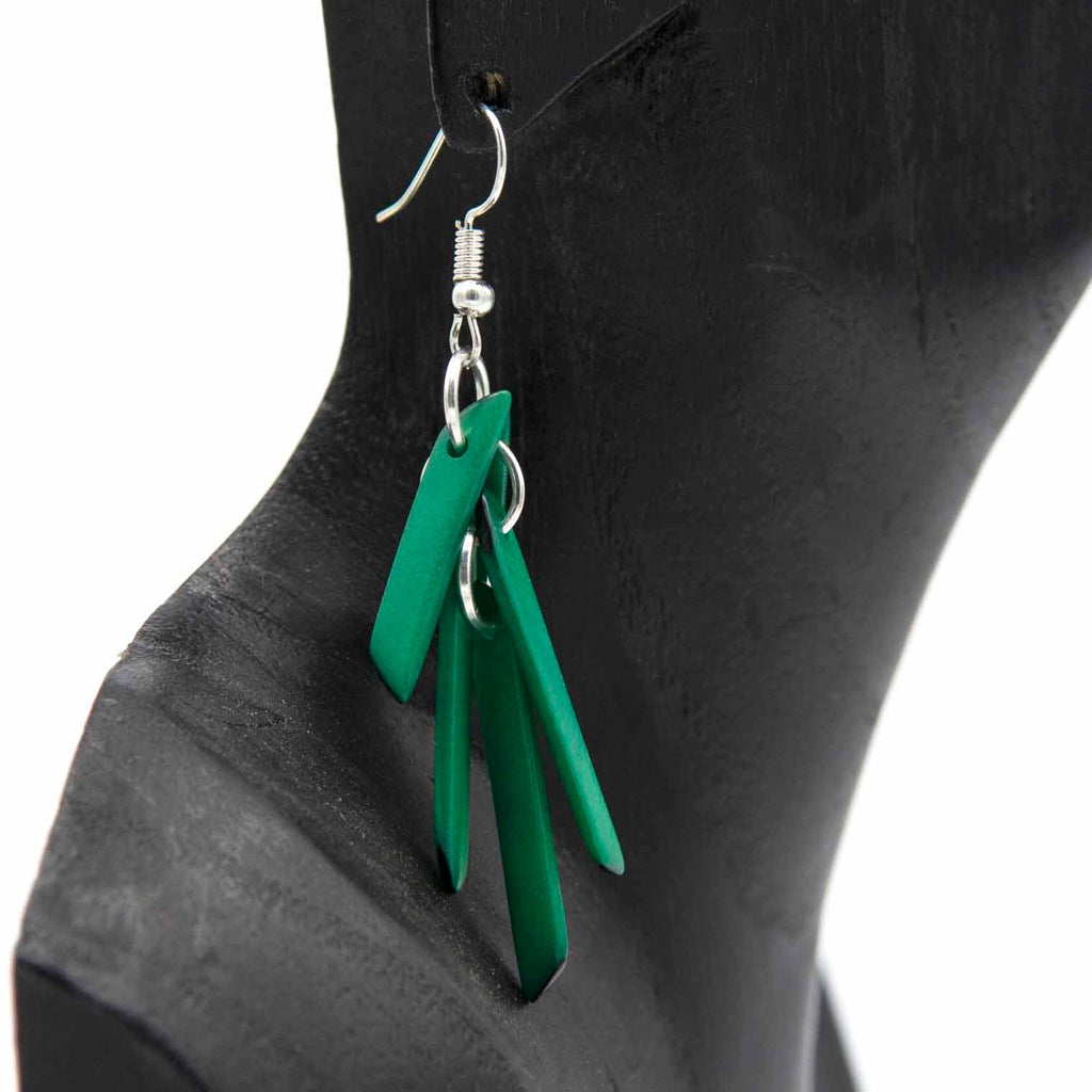 Tagua Cluster Earrings-Siesta Crafts