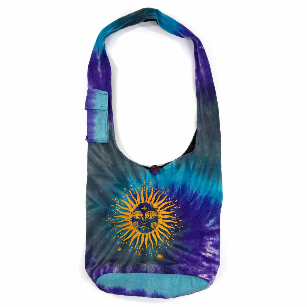 Tie Dye Sun Shoulder Bag-Siesta Crafts