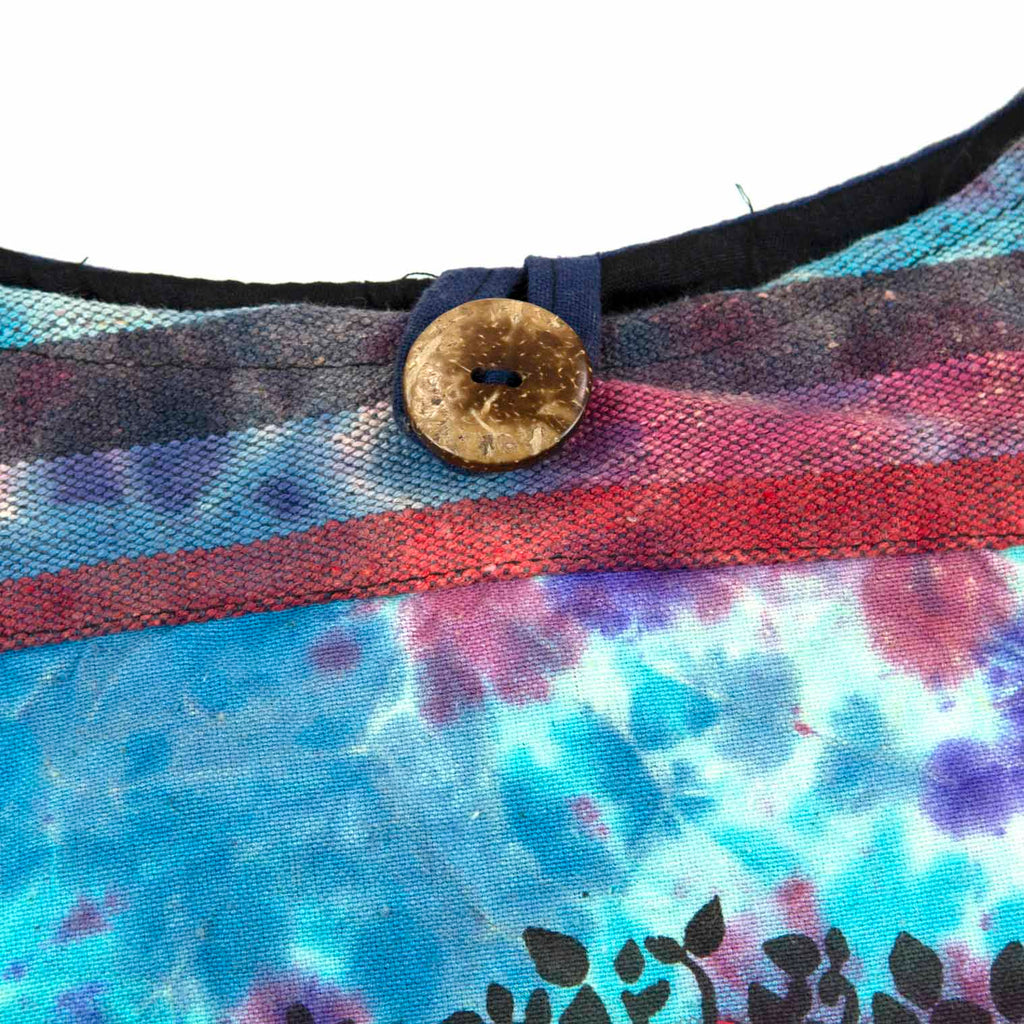 Ripped Cotton Tree Print Bag-Siesta Crafts