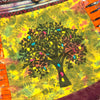 Ripped Cotton Tree Print Bag-Siesta Crafts