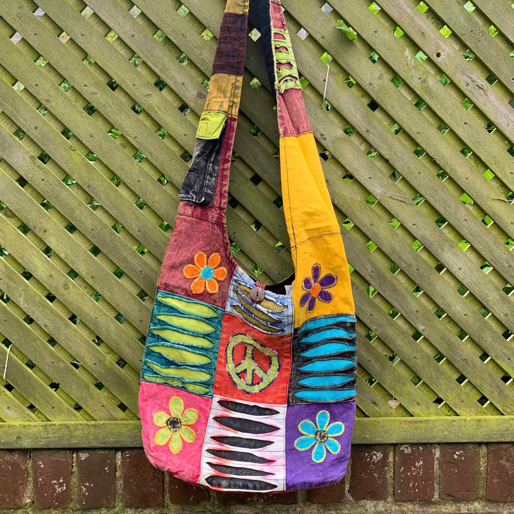 Patchwork Hippy Bag-Siesta Crafts