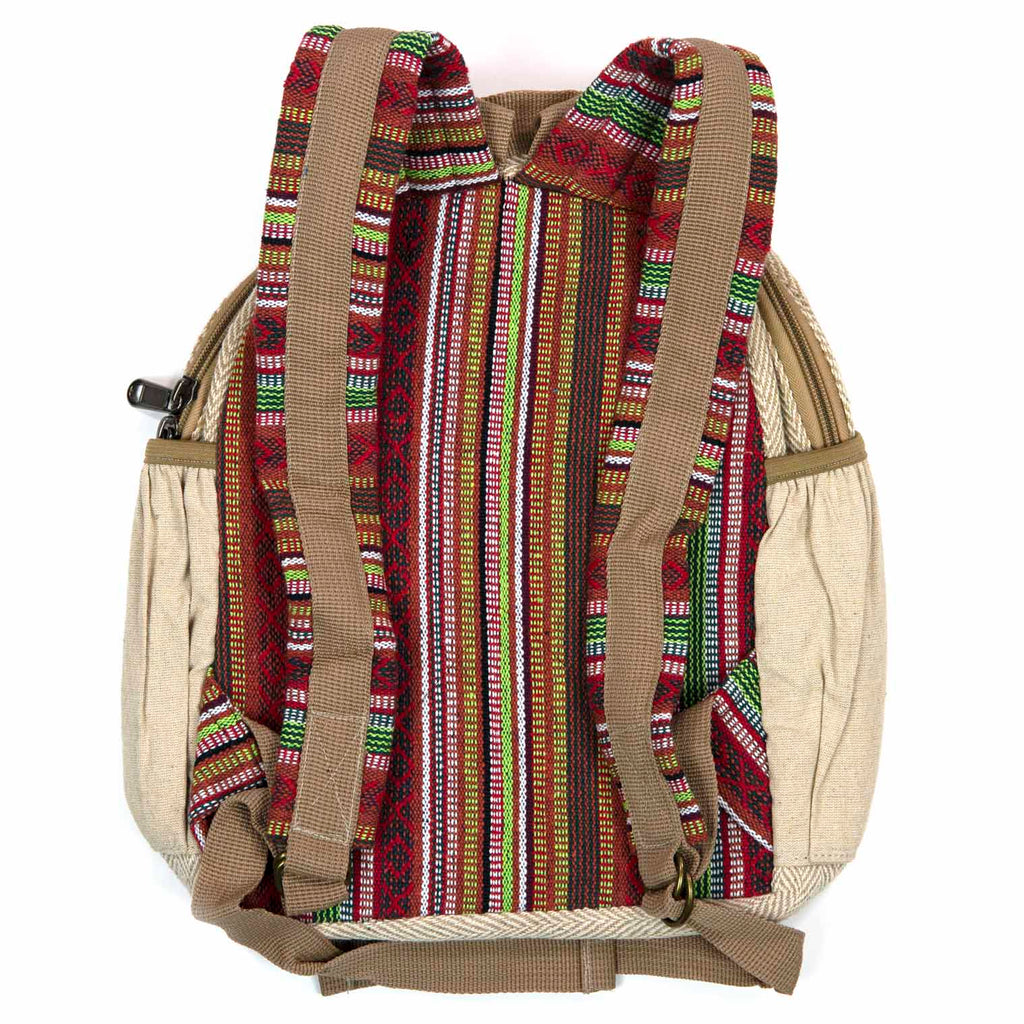 Cotton Nettle and Hemp Backpack-Siesta Crafts