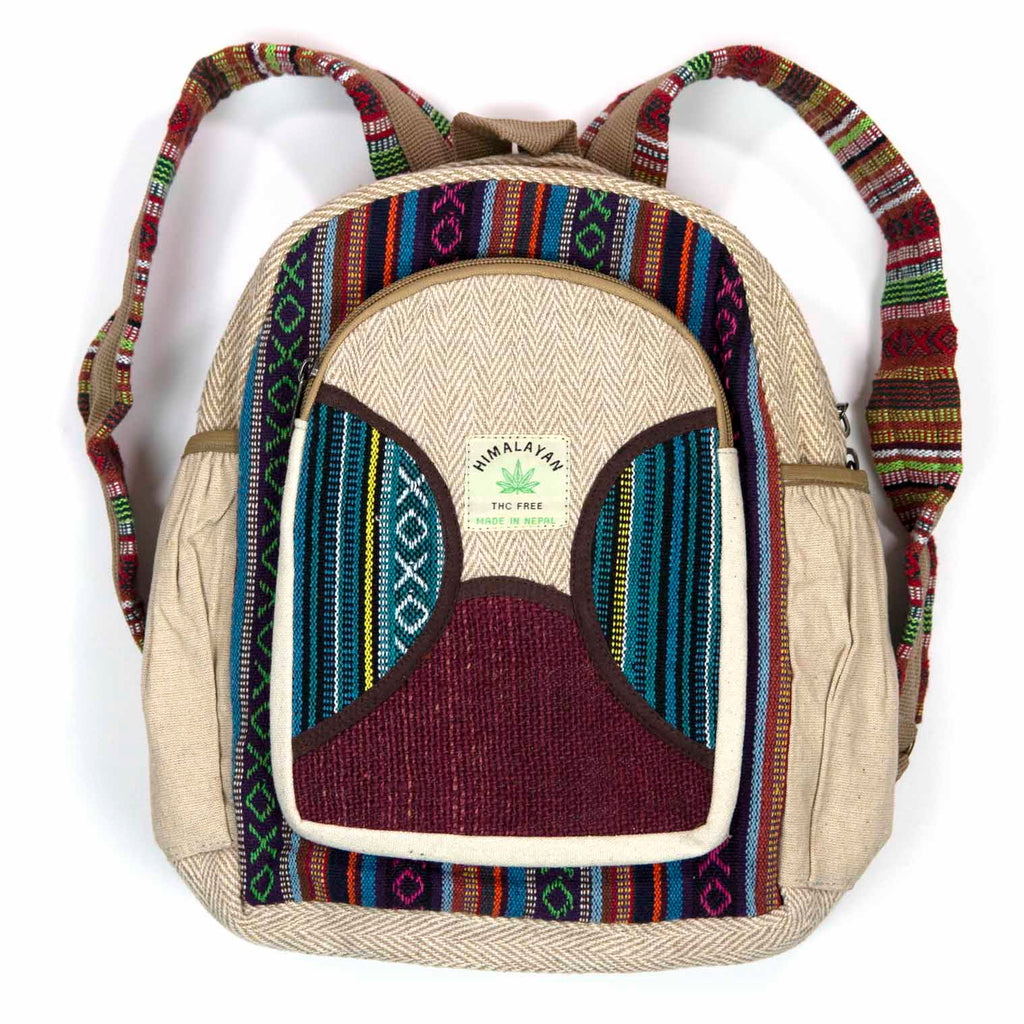 Cotton Nettle and Hemp Backpack-Siesta Crafts