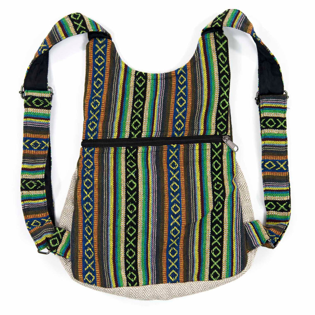 Double Diagonal Adventure Backpack-Siesta Crafts