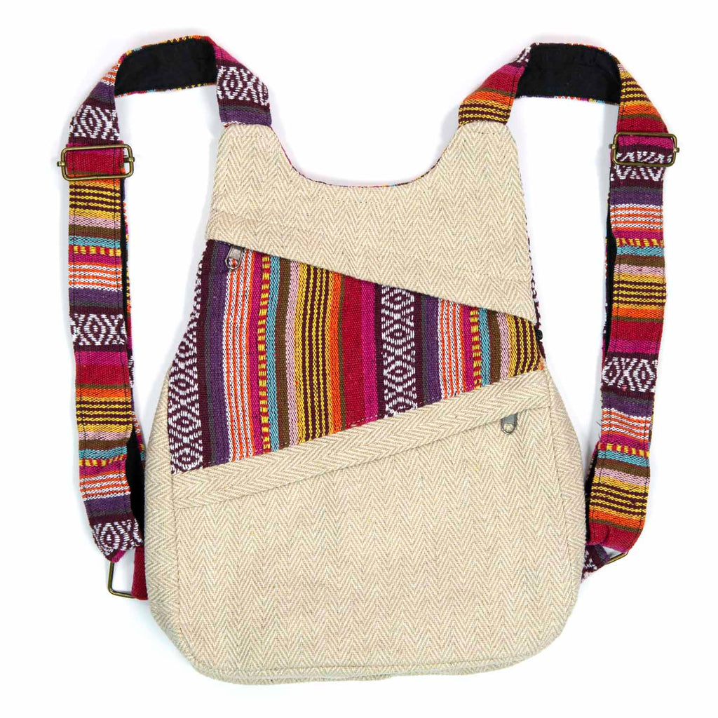 Double Diagonal Adventure Backpack-Siesta Crafts