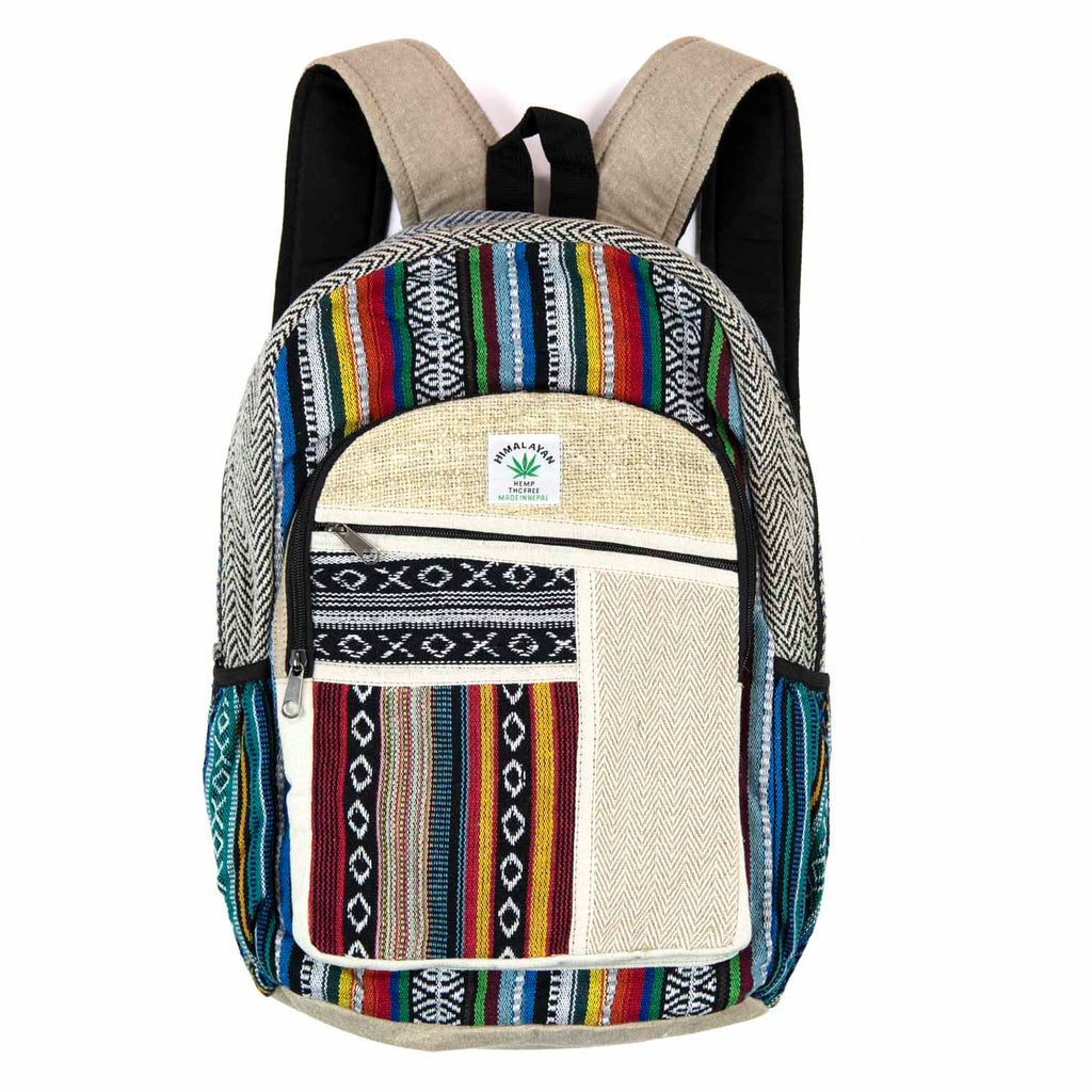 Hemp And Gheri Large Backpack-Siesta Crafts