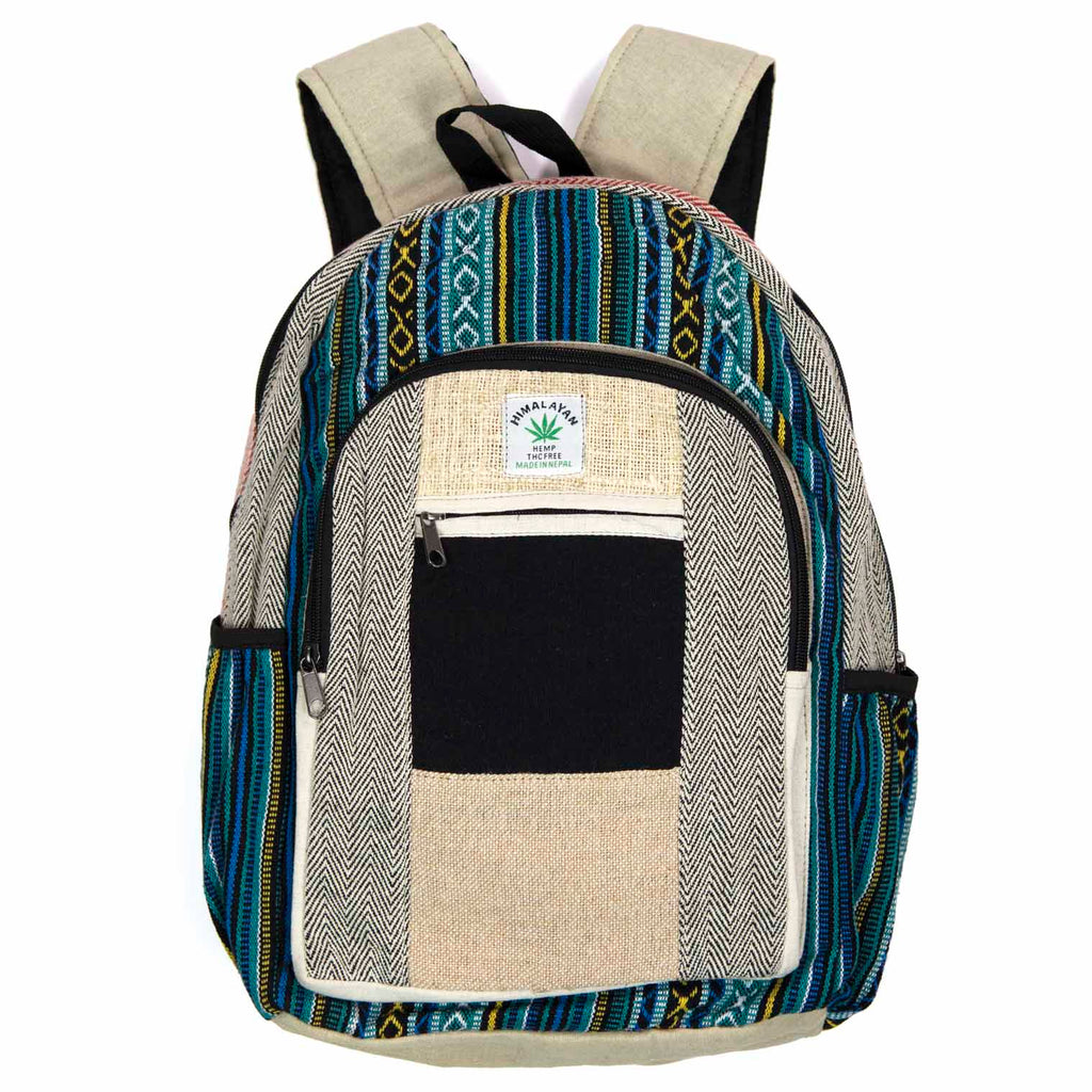 Hemp And Gheri Large Backpack-Siesta Crafts