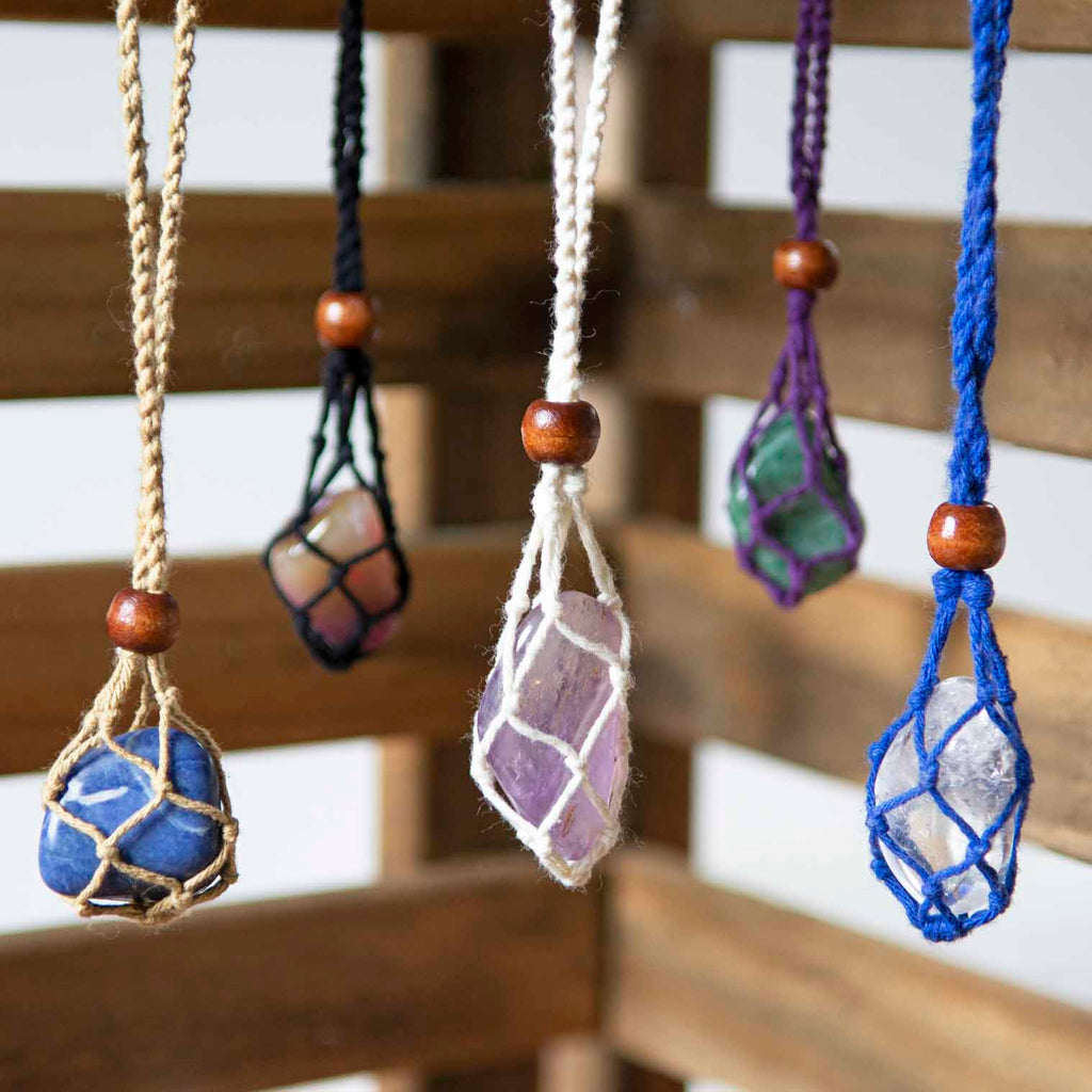 Crystal Holder Necklace-Siesta Crafts