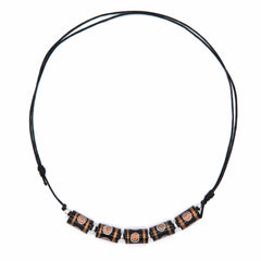 Gold Discus Necklace-Siesta Crafts