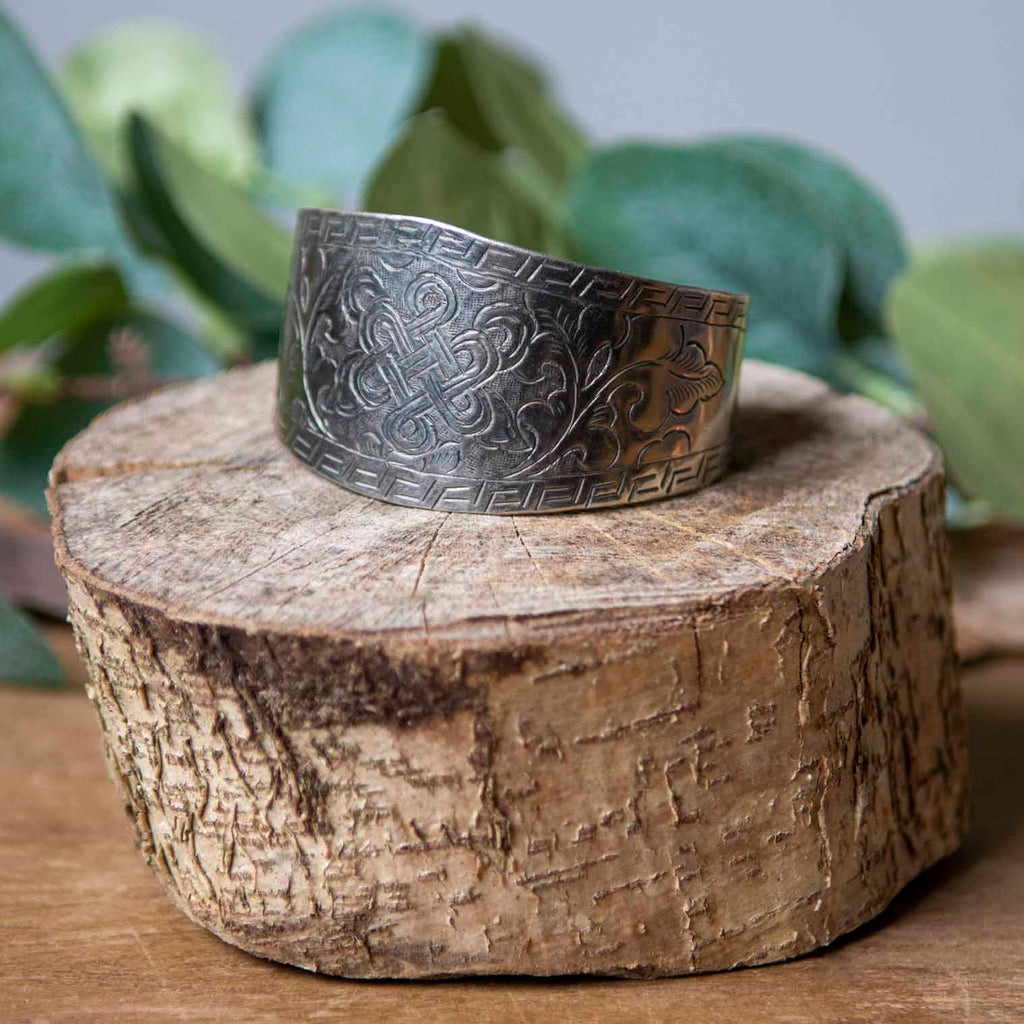 Etched Cuff Bracelet-Siesta Crafts