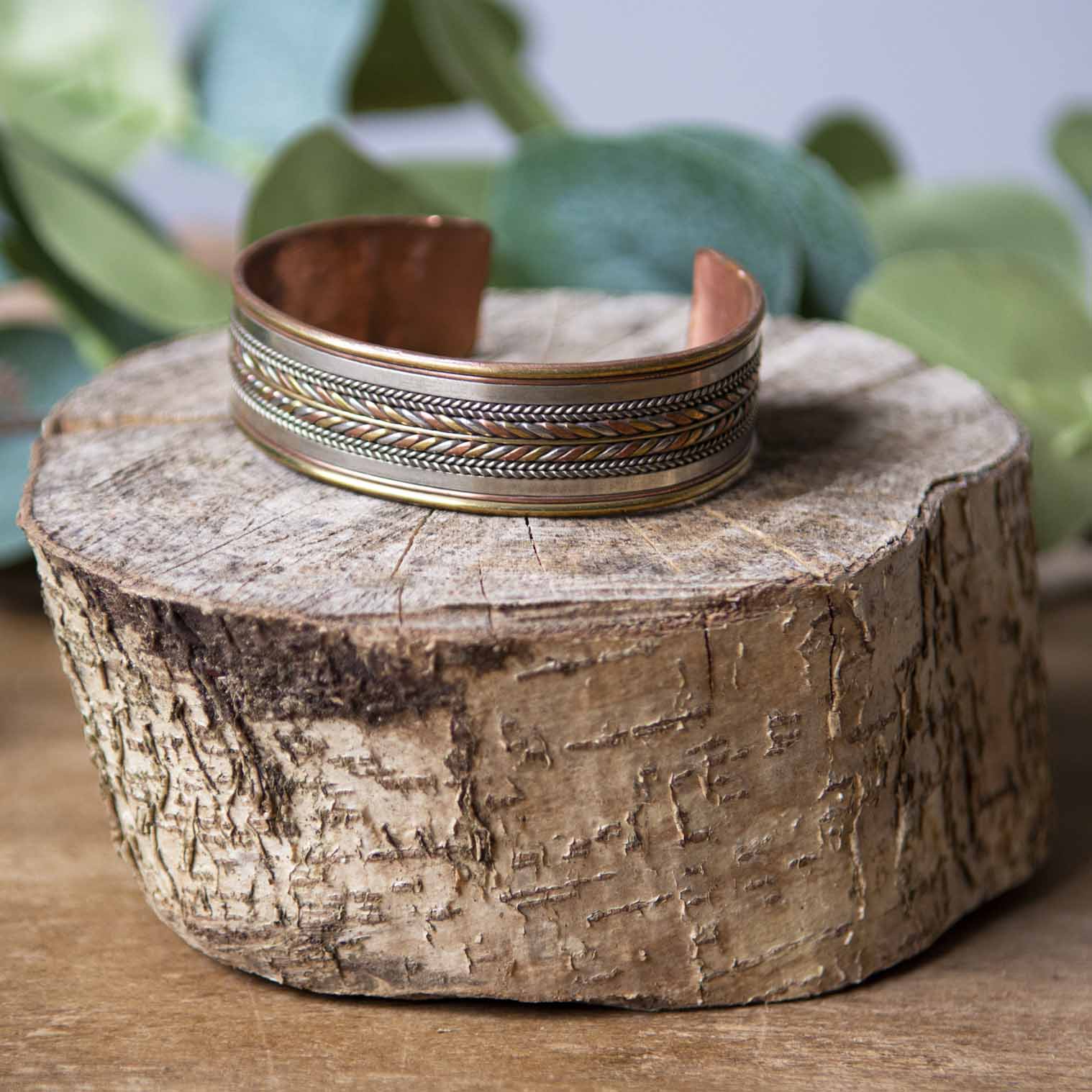 Banded Copper Bracelet – Siesta Crafts - Main Image