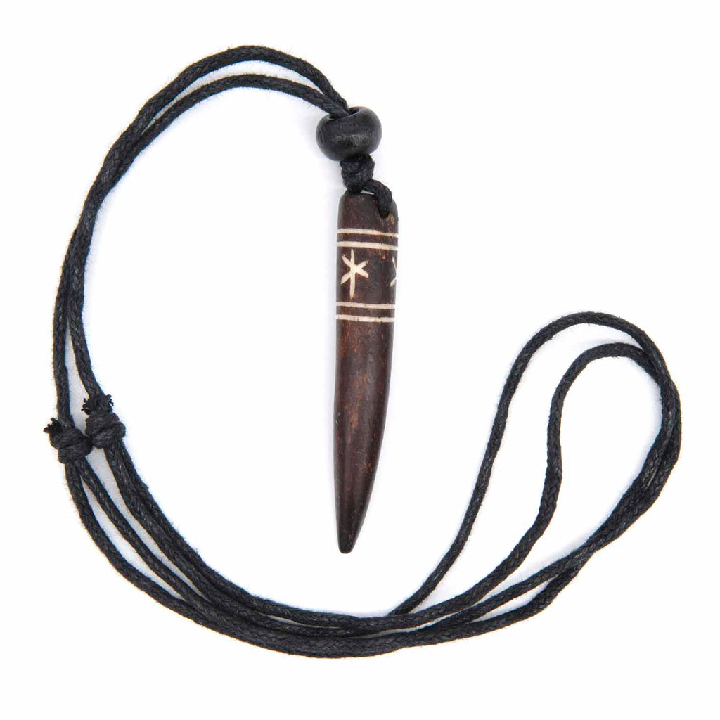 Tribal Carved Necklace-Siesta Crafts