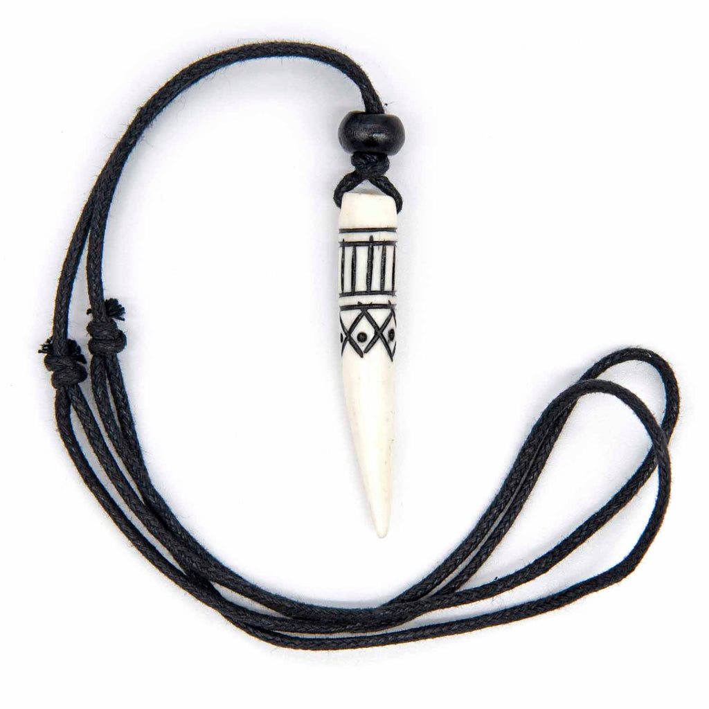 Tribal Carved Necklace-Siesta Crafts