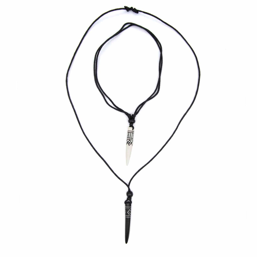 Tribal Carved Necklace-Siesta Crafts