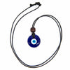 Small Glass Evil Eye Necklace-Siesta Crafts