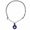 Small Glass Evil Eye Necklace-Siesta Crafts