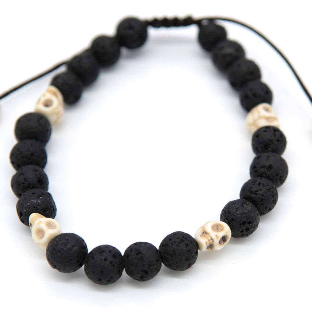 Skull and Lava Bracelet-Siesta Crafts