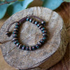 Bone Bead Bracelet - Black-Siesta Crafts