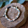Bone Bead Bracelet - White-Siesta Crafts
