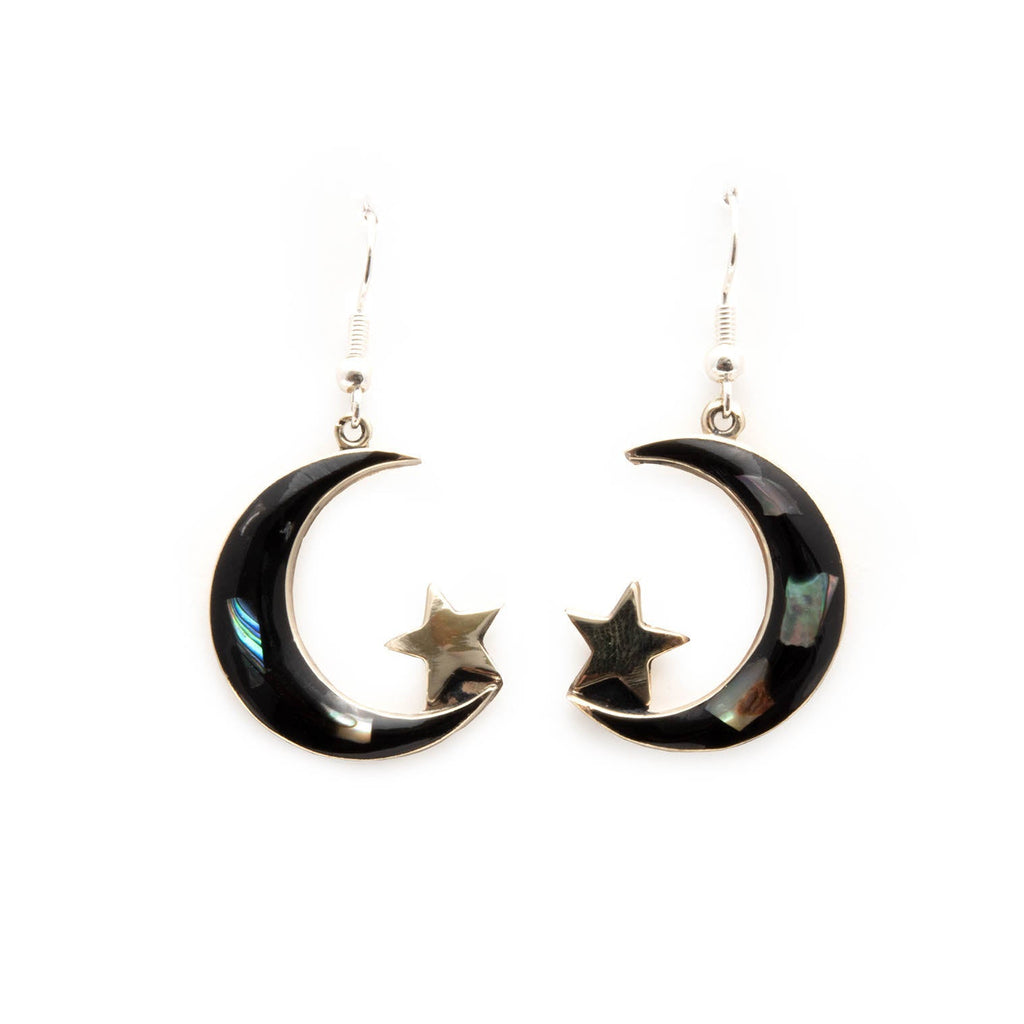 Estrella Luna Earrings-Siesta Crafts