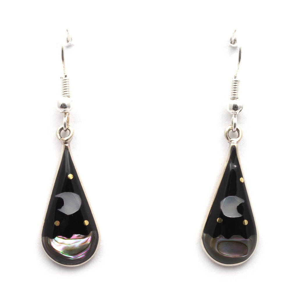 Stellar Teardrop Earrings-Siesta Crafts