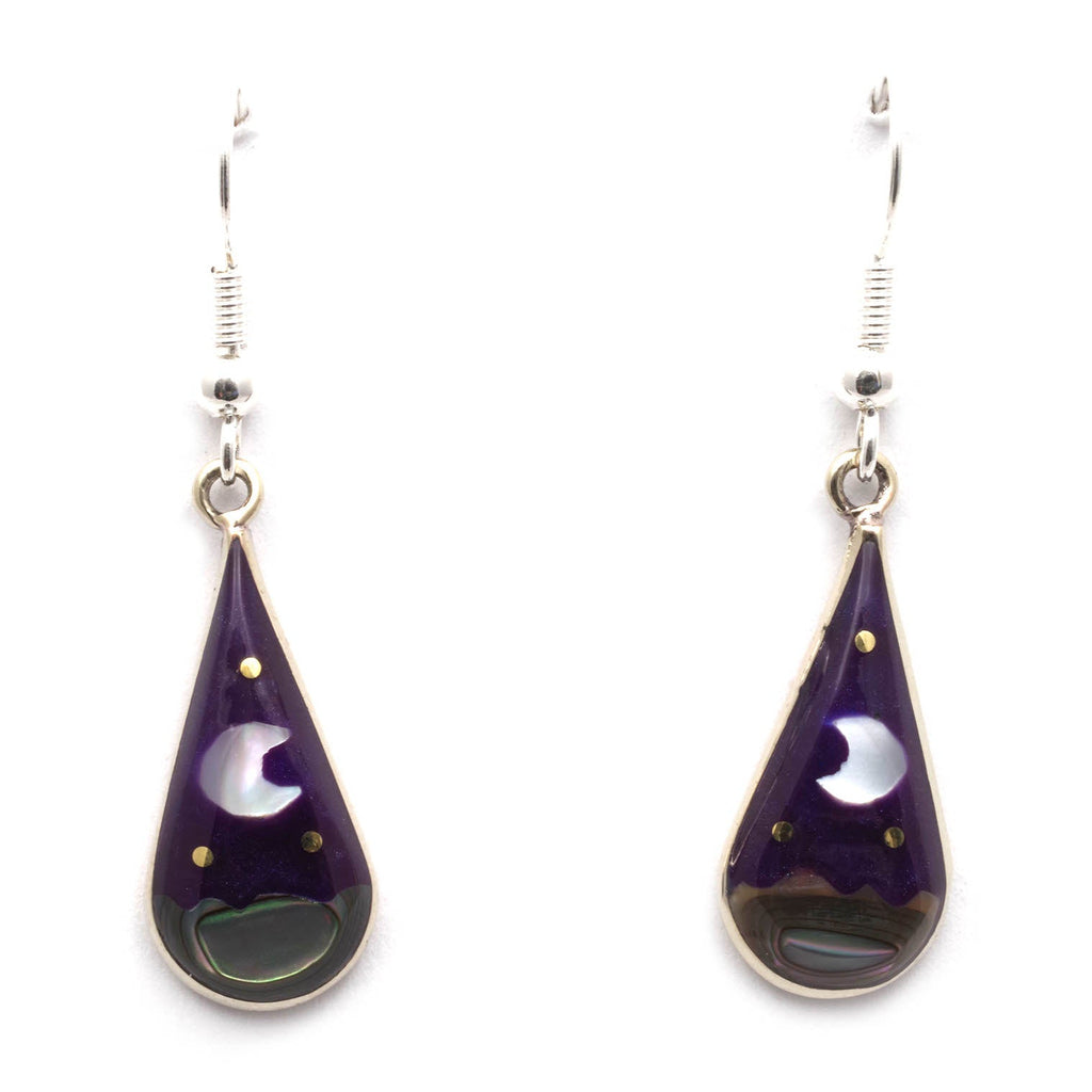 Stellar Teardrop Earrings-Siesta Crafts