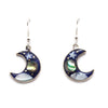 Stellar Crescent Moon Earrings-Siesta Crafts