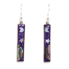 Stellar Rectangle Earrings-Siesta Crafts