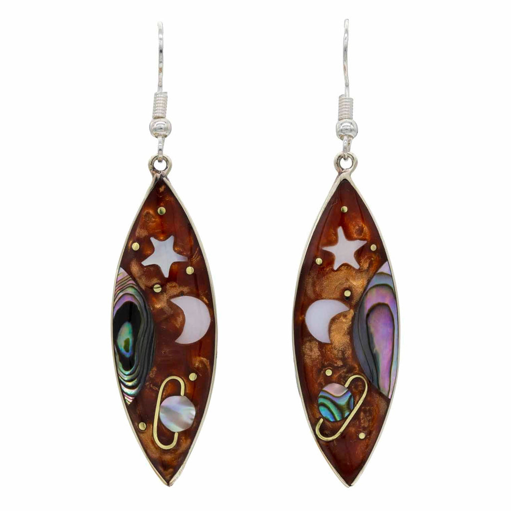 Saturno Seed Earrings-Siesta Crafts