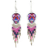 Calavera Skull Earrings-Siesta Crafts