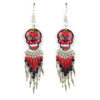 Calavera Skull Earrings-Siesta Crafts