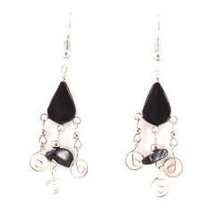 Spiral Drop Earrings-Siesta Crafts